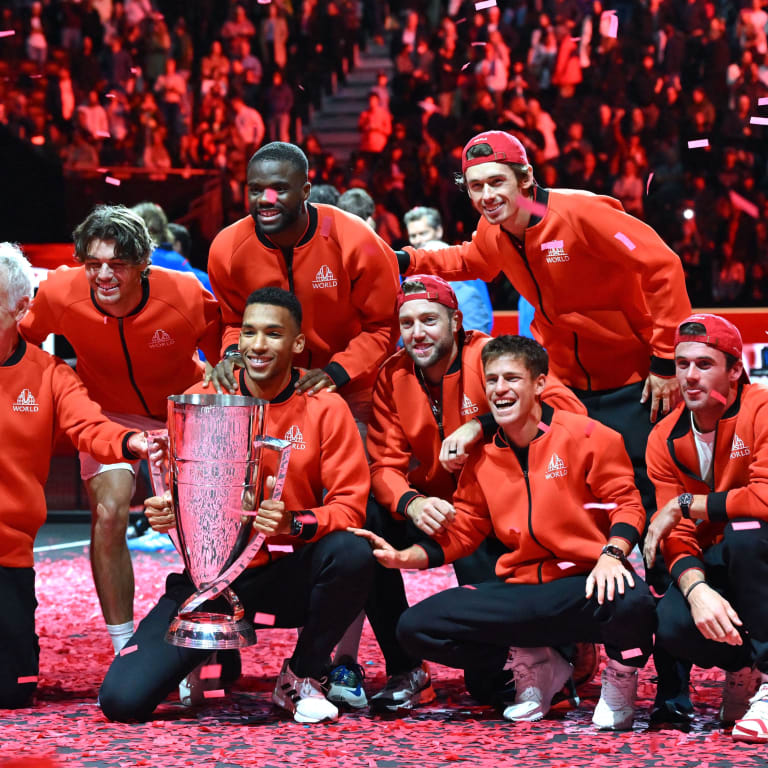 Auger-Aliassime, Sock, Tiafoe rise up to lift Team World to Laver Cup title