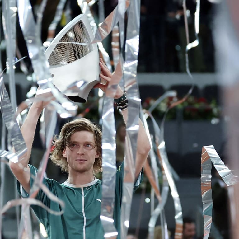 Andrey Rublev is the 'most proud' he's ever been after defying adversity in Madrid victory