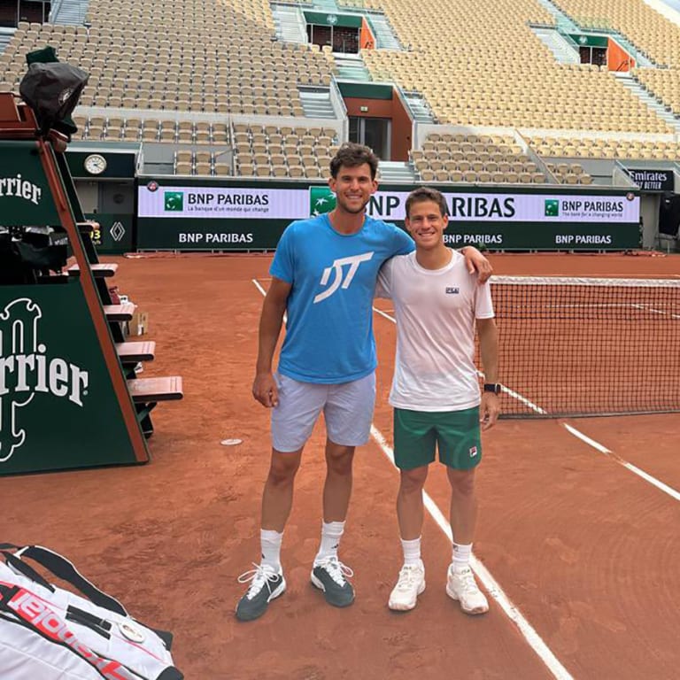 "Let’s try one more time": Dominic Thiem, Diego Schwartzman reunite ahead of Roland Garros farewells