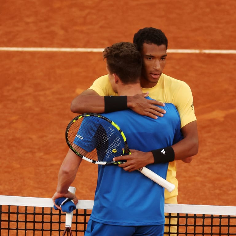 Felix Auger-Aliassime reaches first ATP Masters 1000 final in Madrid when Jiri Lehecka retires