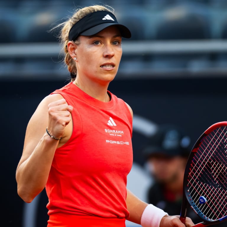 Angelique Kerber slides into clay-court rhythm with dominant start to Rome campaign