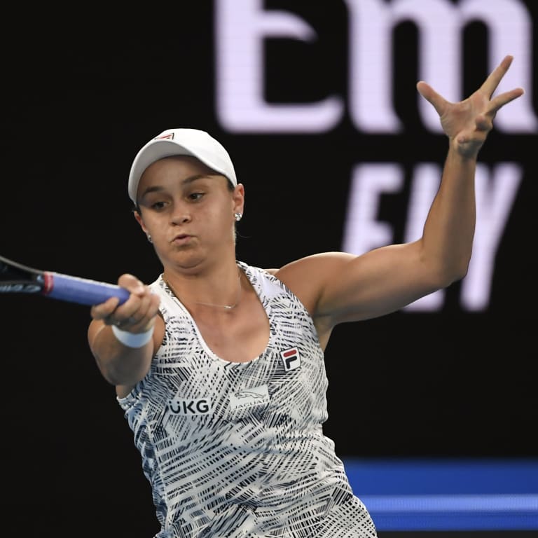Barty ends drought by making Australian Open final, 1 to go