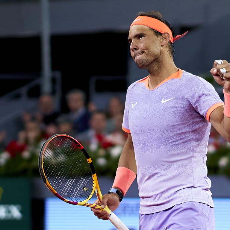 Rafa bows out, but with a fight