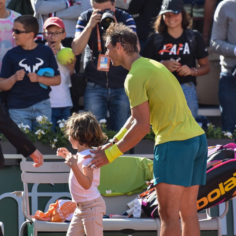 WATCH: Rafael Nadal gets adorable surprise after Roland Garros match