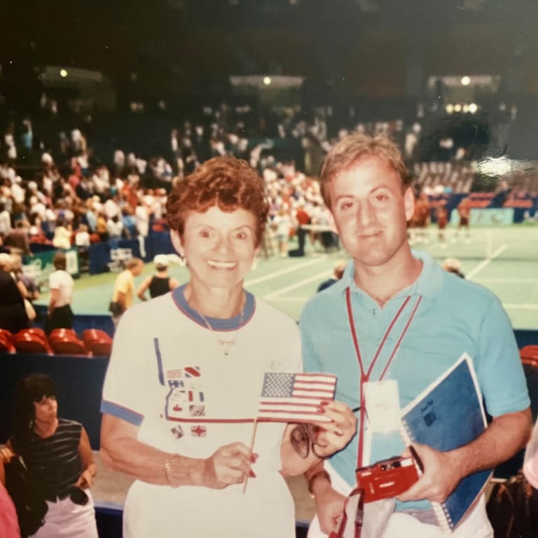 Happy Mother’s Day to a tennis lover who always knew the score 