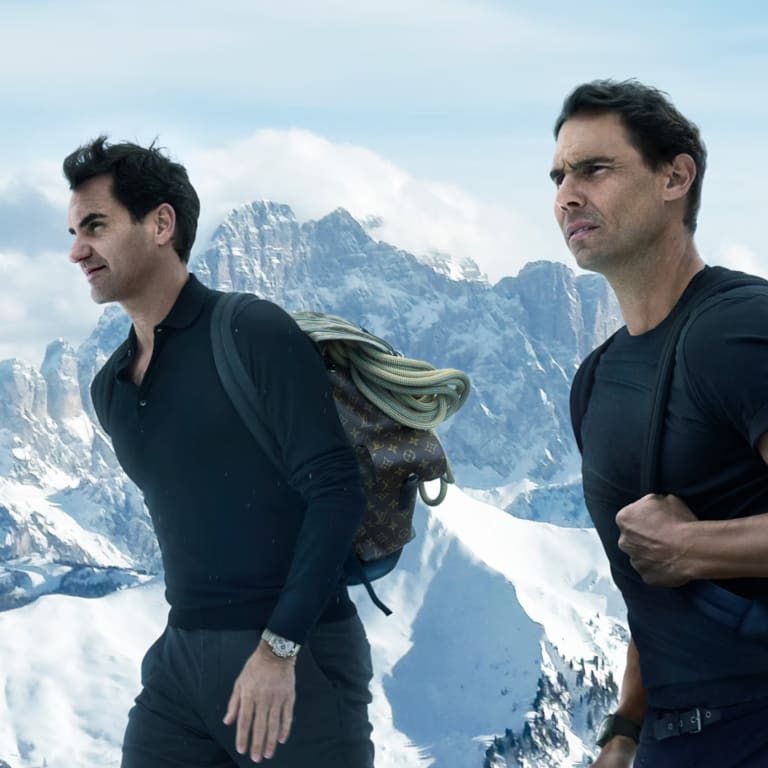 Roger Federer, Rafael Nadal team up in snowy shoot for Louis Vuitton's Core Values campaign