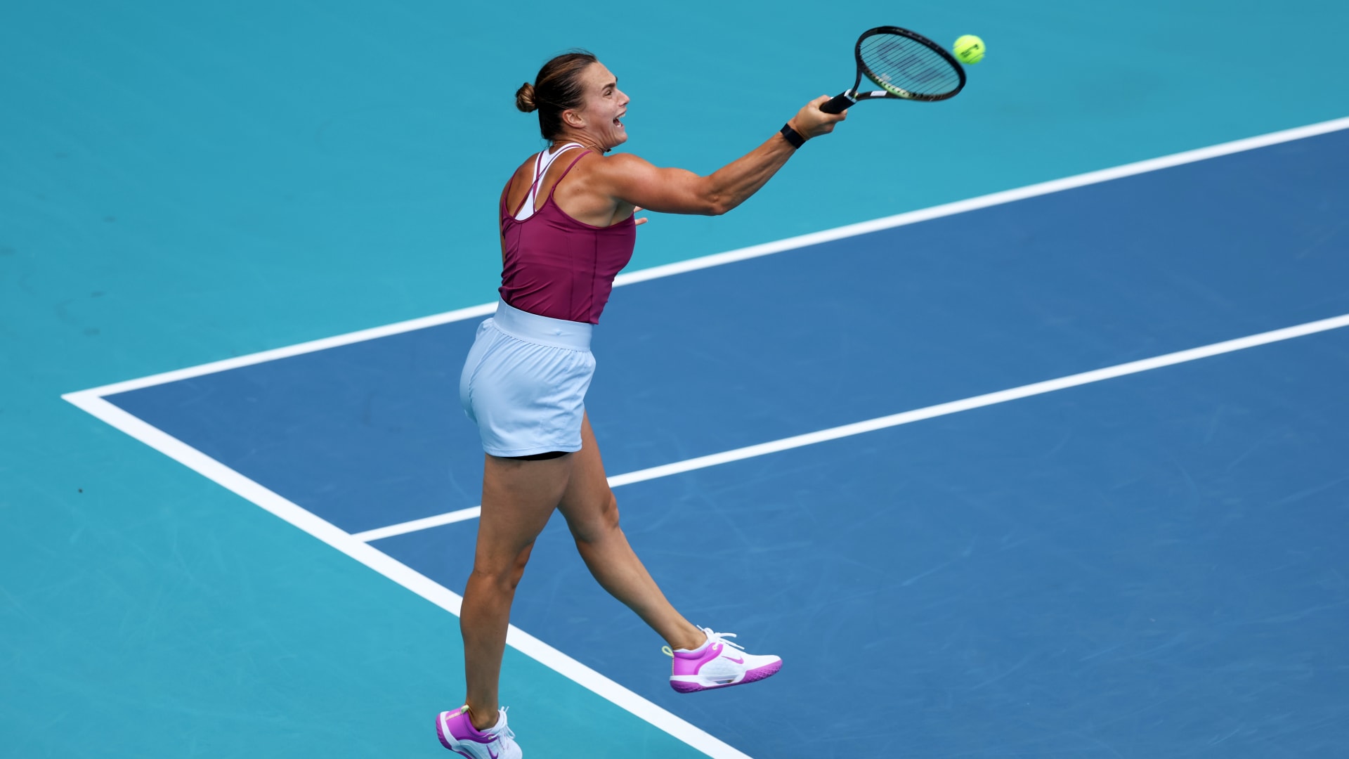 A decade after her last 1000-level semifinal, Sorana Cirstea stuns Aryna Sabalenka to reach Miamis final four