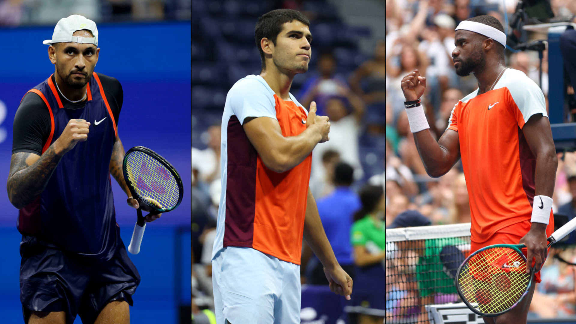 Nick Kyrgios, Carlos Alcaraz and Frances Tiafoe have brought a needed, crowd-pleasing explosiveness to this years US Open
