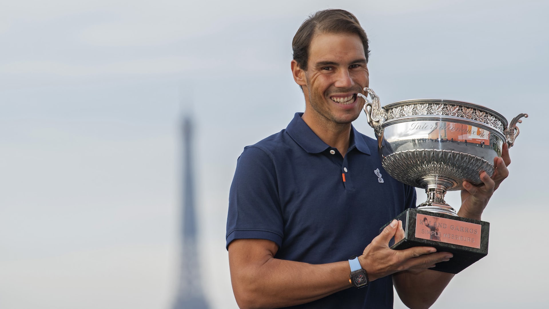 Nadal Puts His 13th Roland Garros Trophy In Its Place