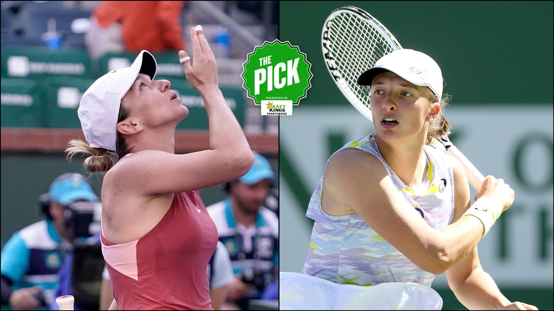 The Pick, presented by DraftKings Sportsbook Simona Halep vs