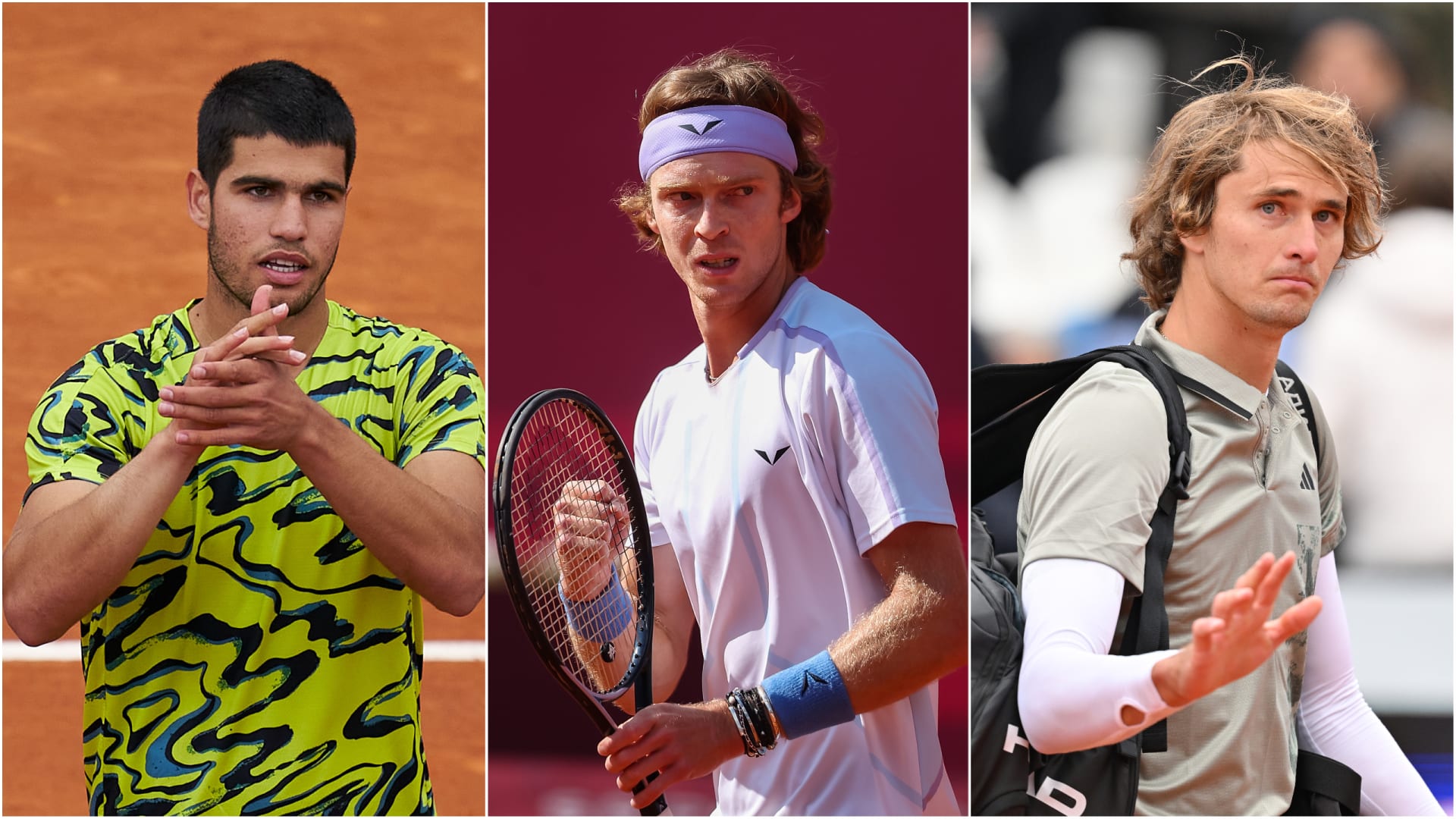 Alcaraz maintains Barcelona title defense bid; Rublev continues to roll; Zverev loses birthday match