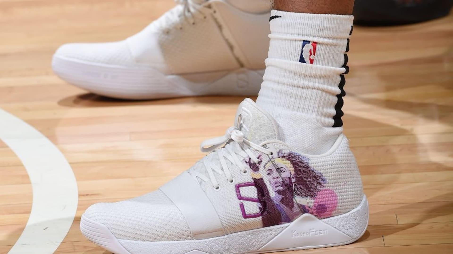 Serena honored with special tribute on NBA sneakers