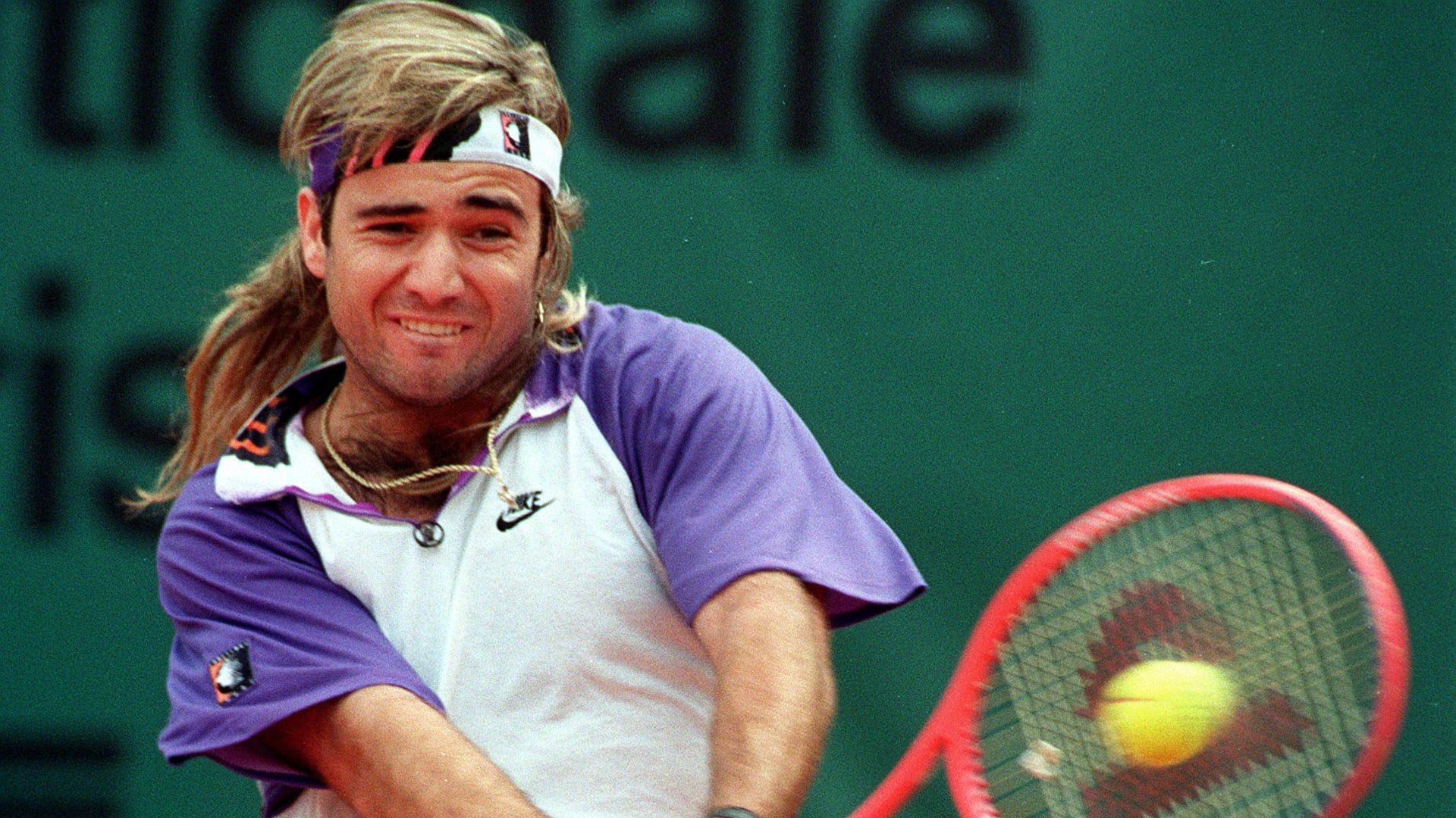 Rewatch, French Open 1990: Agassi almost flips wig in first Slam final.
