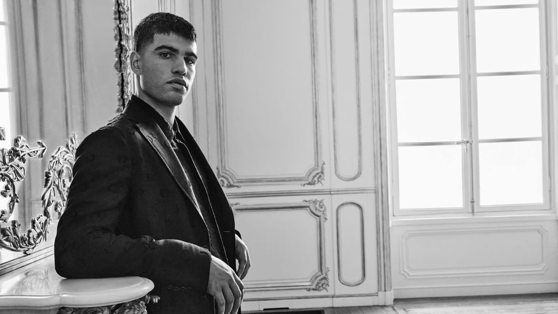 Carlos Alcaraz, Jannik Sinner go high fashion in new Louis Vuitton and  Gucci campaigns