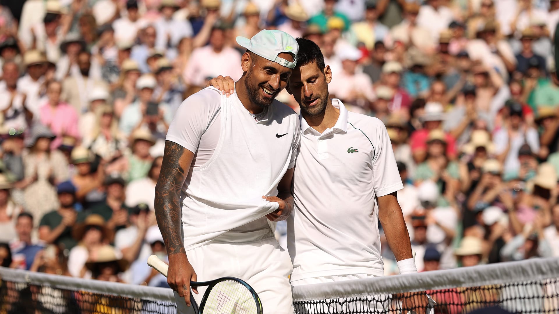 The “bromance” continues as Djokovic tells Kyrgios “Dinner is on me in NYC”