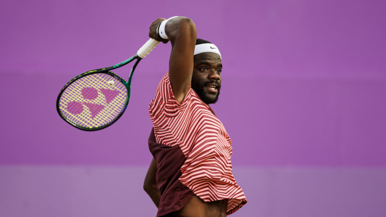 Tiafoe is taking names, one forehand at a time.