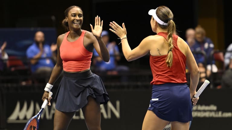 Muhammad and Pegula previously joined forces to win this year's Melbourne Summer Series 1.