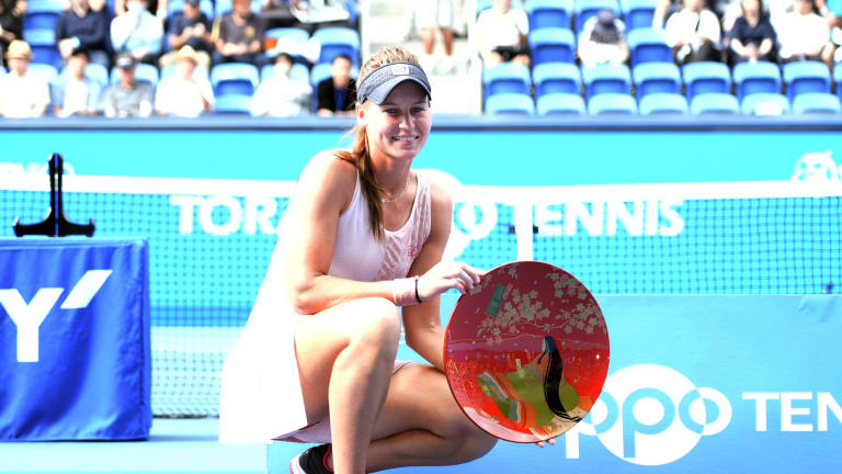 Kudermetova captured her second career title at the WTA 500 in Tokyo.
