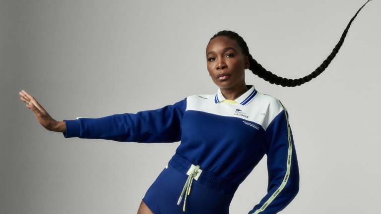 Venus Williams was named the global brand ambassador for Lacoste.