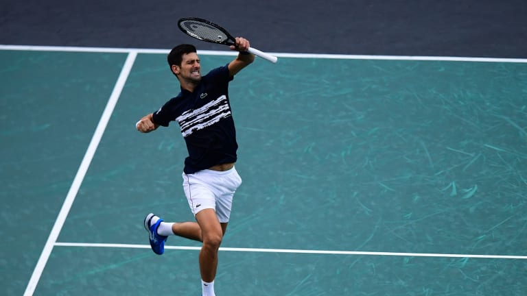 Djokovic back on the hunt again after vintage dissection of Bercy draw
