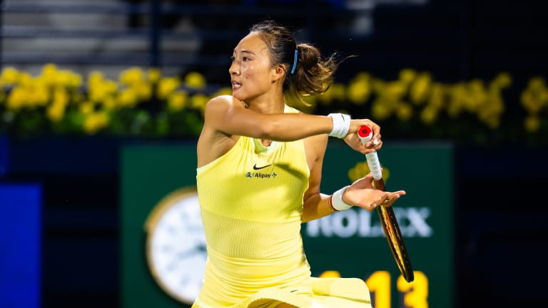 Zheng Qinwen will aim to back up her run to the Australian Open final in North America.