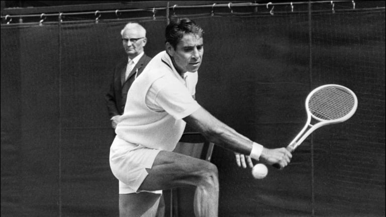 Pancho Gonzales was inducted into the International Tennis Hall of Fame in 1968.