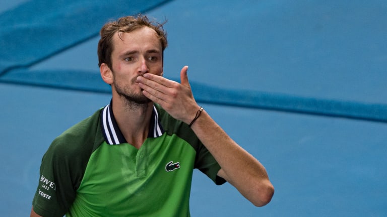 Daniil Medvedev exerts more energy than most players, but it's all worth it to him.