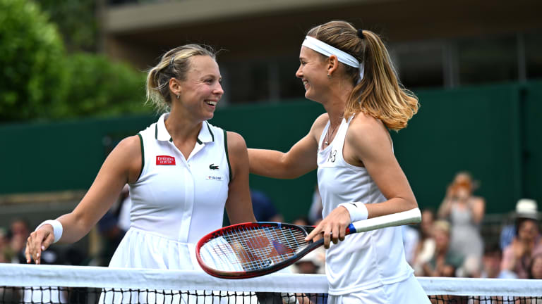 Marie Bouzkova, like all of us, hopes for more smiles from Kontaveit, even in retirement.