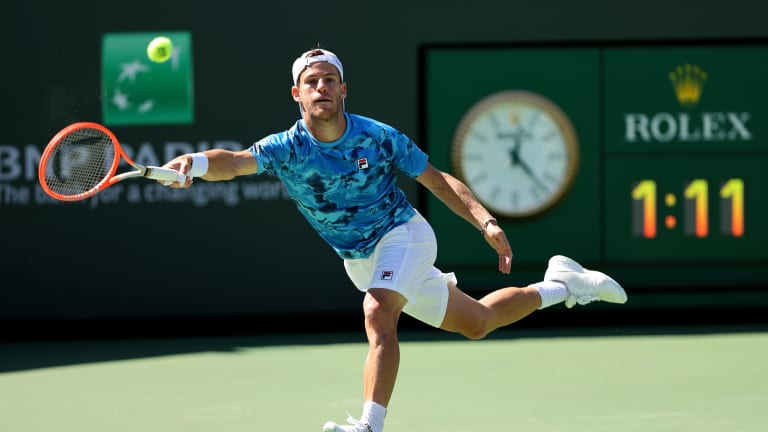 Diego Schwartzman made his first Indian Wells quarterfinal this week, and was among the players most vocally pleased with the autumn conditions in the desert.