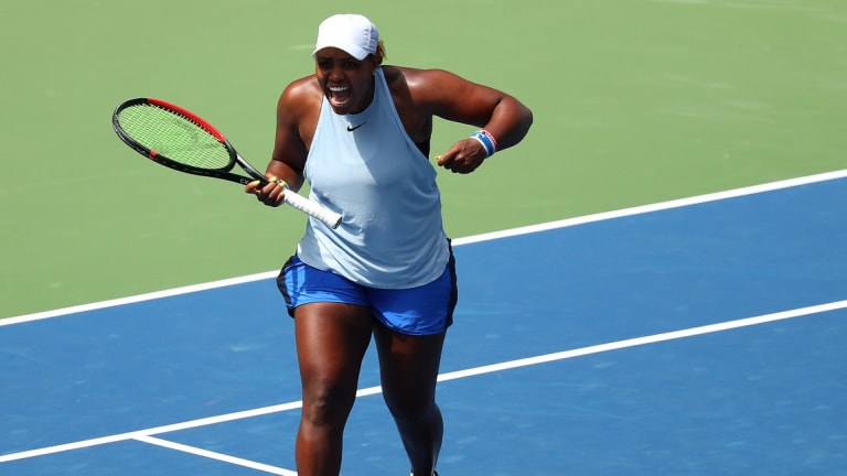 Top 10 upsets of 
2019: No. 6, 
Townsend def. Halep