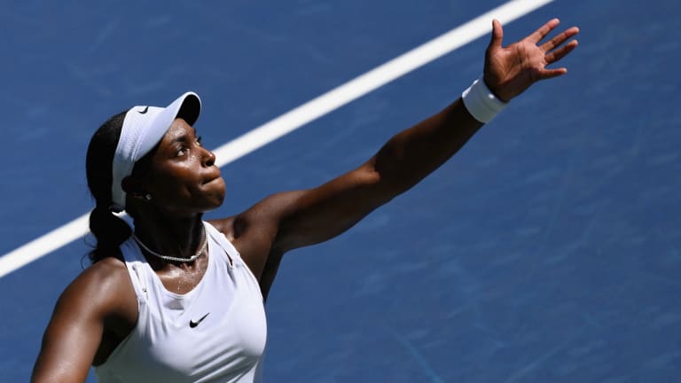 Stephens overcame an early wobble against Greet Minnen and raised her level to complete a 1-6, 6-3, 6-3 victory in the US Open first round.