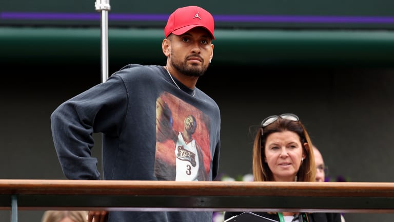 “I’ve literally thrown tennis matches if they’ve lost,” said Kyrgios of his beloved NBA team, the Boston Celtics.