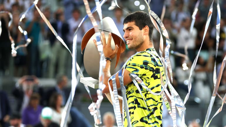 Alcaraz is just the fifth active player to successfully defend a Masters 1000 title after Nadal, Novak Djokovic, Andy Murray and Stefanos Tsitsipas.