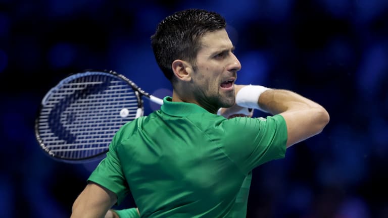 Djokovic is bidding for his sixth career ATP Finals crown this week.
