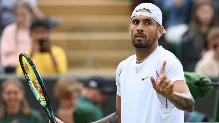 Kyrgios owns a perfect 3-0 record in official ATP matches against Tsitsipas, including a gras-court win a few weeks ago in Halle.