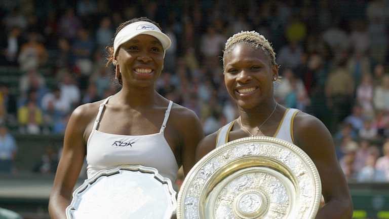 The first all-Williams Wimbledon final took place in 2002, with Serena snapping Venus' 20-match win streak at SW19.