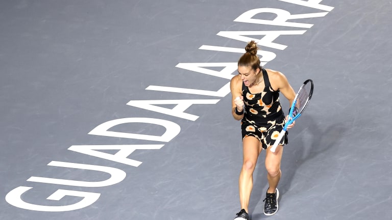 Sakkari's win over the No. 2-ranked Sabalenka didn't just put her into the semifinals in Guadalajara, it was also the equal-biggest win of her career by ranking.