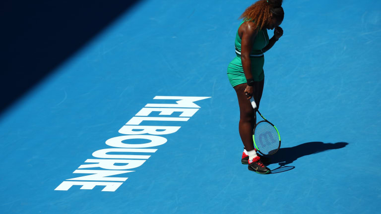 Down 1-5 in third set, Pliskova comes back to stun Serena in Melbourne