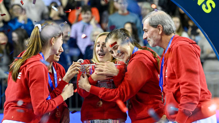 The Swiss squad had previously reached two finals, most recently losing last year the Russian Tennis Federation.