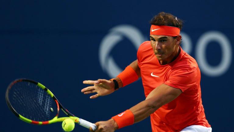 Rafael Nadal relies on aggressive play to get past Wawrinka in Toronto