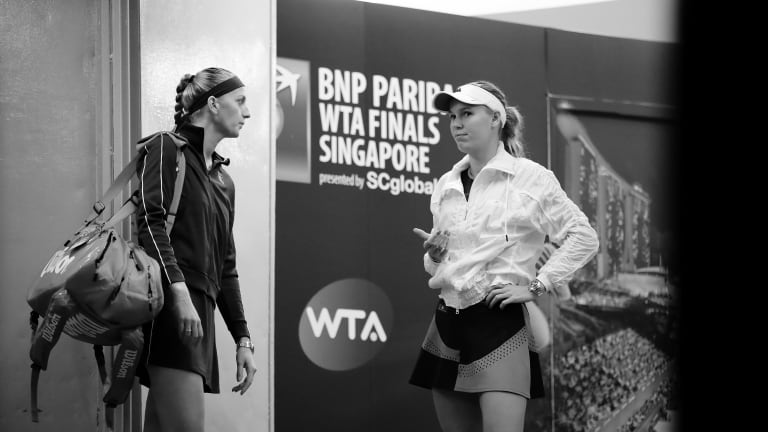 Kvitova and Wozniacki have played 14 times, with the Czech leading 8-6. But the Dane took their last meeting, a three-setter at the 2018 WTA Finals.