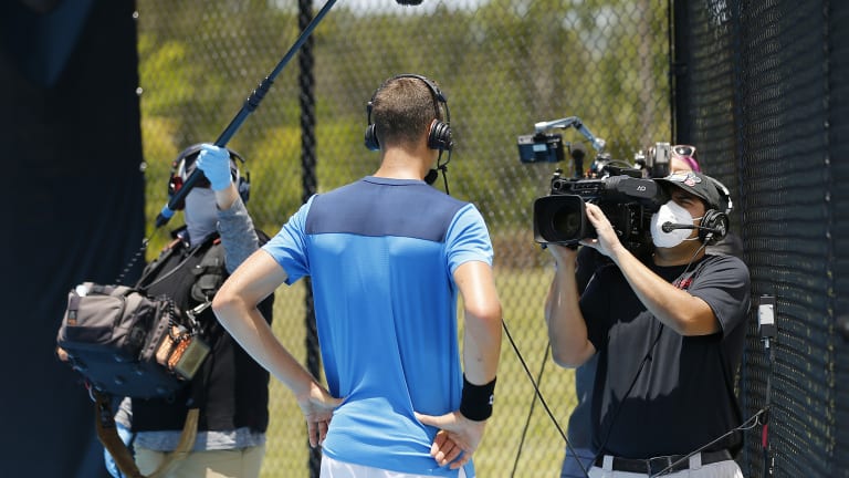Tennis Channel was there—live—when most everything else wasn't. In May 2020, during the height of the COVID-19 pandemic, the UTR Pro Match Series took place in West Palm Beach, Fla. Masked cameraman and ultra-clean courts allowed the sport to remain seen at the highest level—and, as it turned out, flourish at all levels.