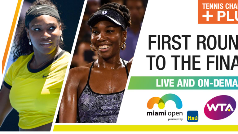 WATCH: Venus
dances at the
Miami Open