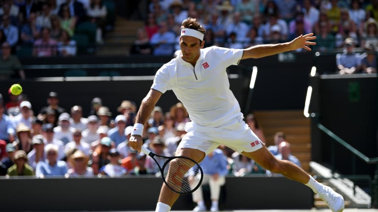 Day 4 Wimbledon 
looks: Federer 
flows on in Uniqlo