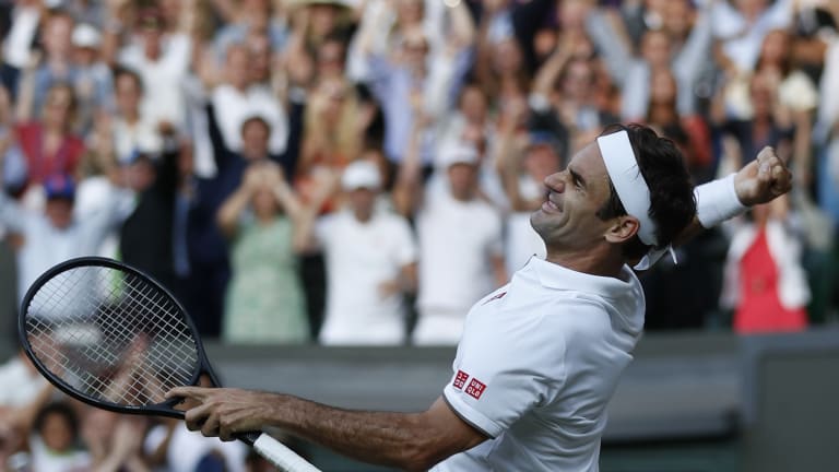 Top 5 photos, July 12: FeDal's mutual respect; Djokovic dials it up