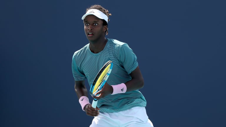 "Staying in the moment" is helping Sweden's Mikael Ymer make inroads