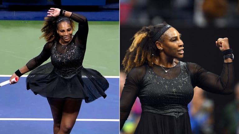 Originally, the skirt featured six layers—one for each of her US Open titles.