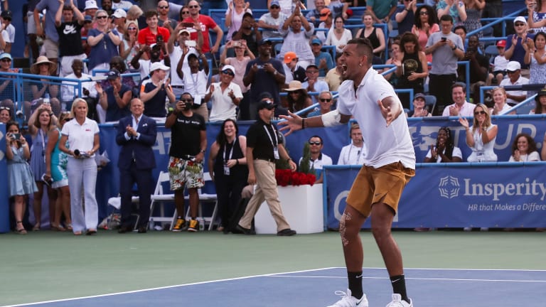 Known for trick shots, Nick Kyrgios hit the right shots to win D.C.