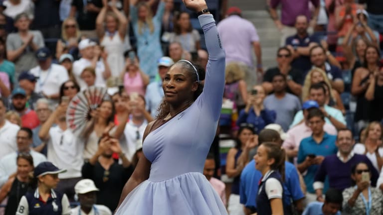Serena reveals 
top three favorite 
on-court outfits