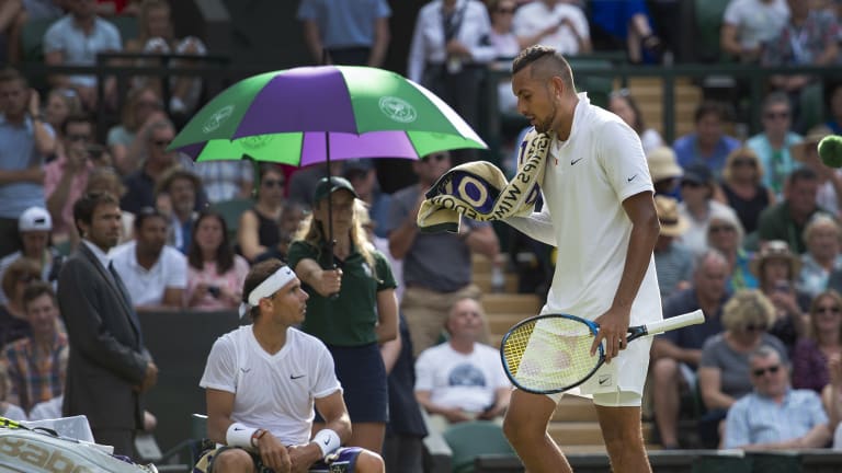 Kyrgios lost to Nadal over four close sets in the second round of Wimbledon 2019; three years later, he would reach the final.